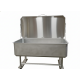 Stainless Steel Meat Storage Tub with Drain
